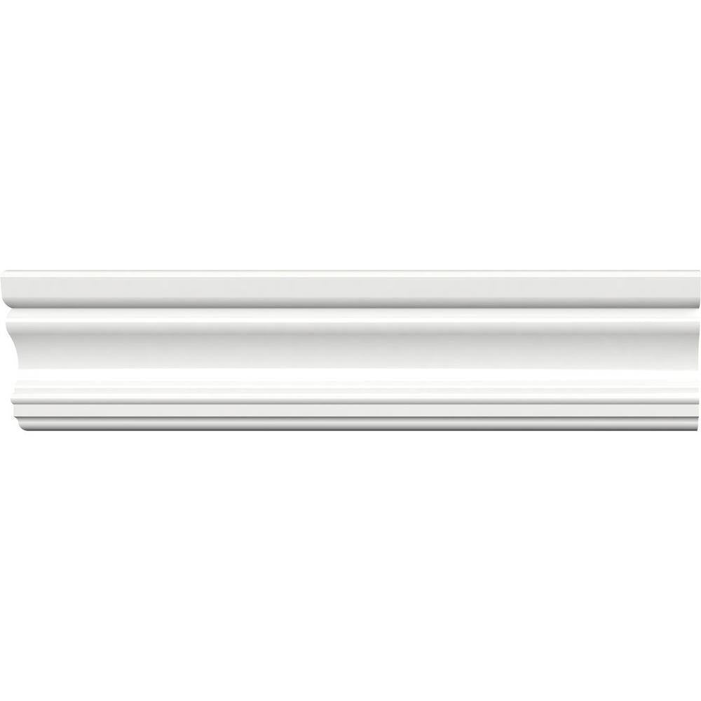 Ekena Millwork 2-3/4 in. x 5/8 in. x 96 in. West Coast Casing Moulding, PVC (12-Pack)