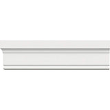 Ekena Millwork 3-1/4 in. x 1-1/4 in. x 96 in. Williamsburg Casing Moulding, PVC (12-Pack)