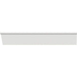 Ekena Millwork 2 in. x 5/8 in. x 96 in. Drip Cap Moulding, PVC (12-Pack)
