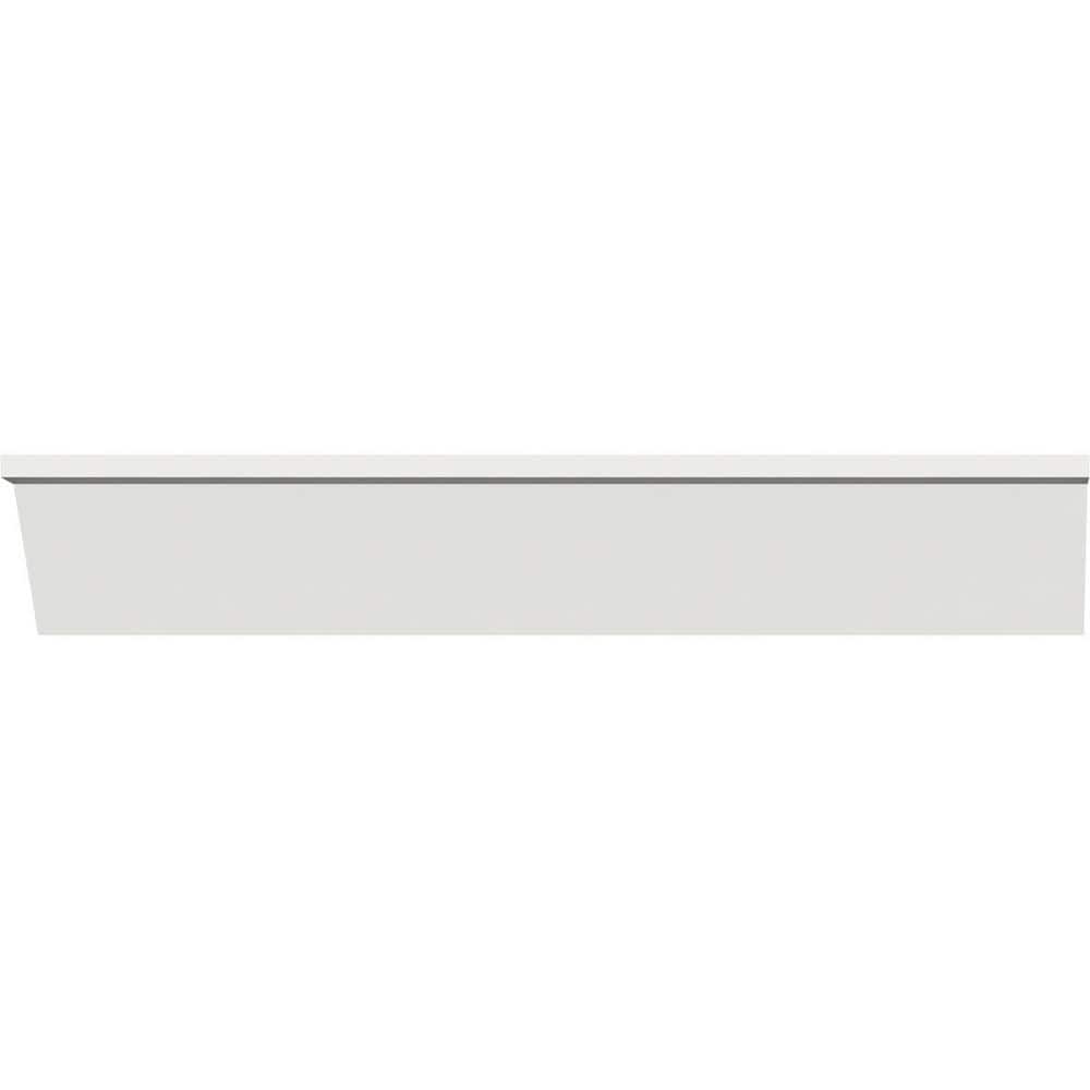 Ekena Millwork 2 in. x 5/8 in. x 96 in. Drip Cap Moulding, PVC (6-Pack)