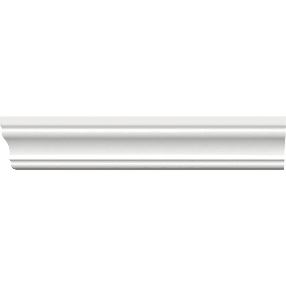 Ekena Millwork 2-1/4 in. x 5/8 in. x 84 in. Colonial Casing Moulding, PVC