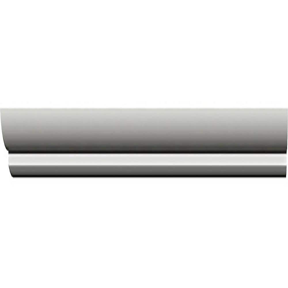 Ekena Millwork 3/8 in. x 1/2 in. x 96 in. Bead Moulding, PVC (12-Pack)