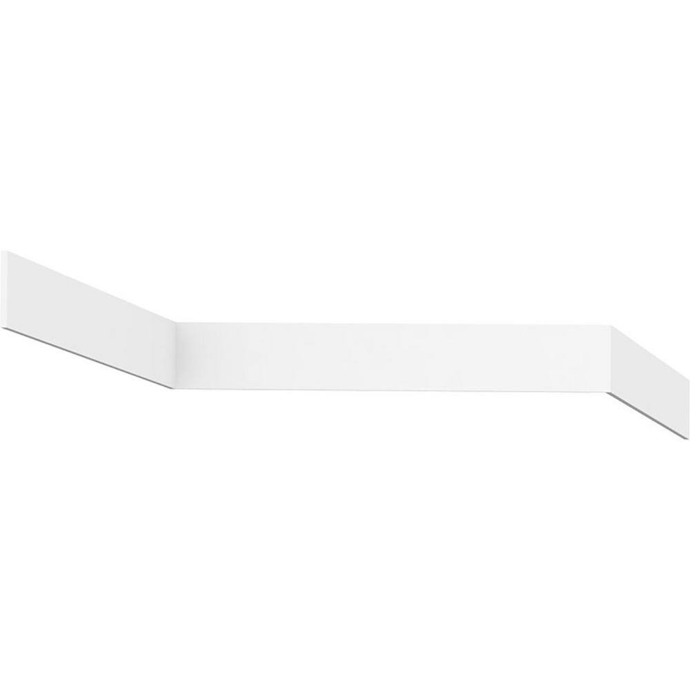 Ekena Millwork 1-1/8 in. x 1/8 in. x 96 in. Lattice Moulding, PVC (12-Pack)