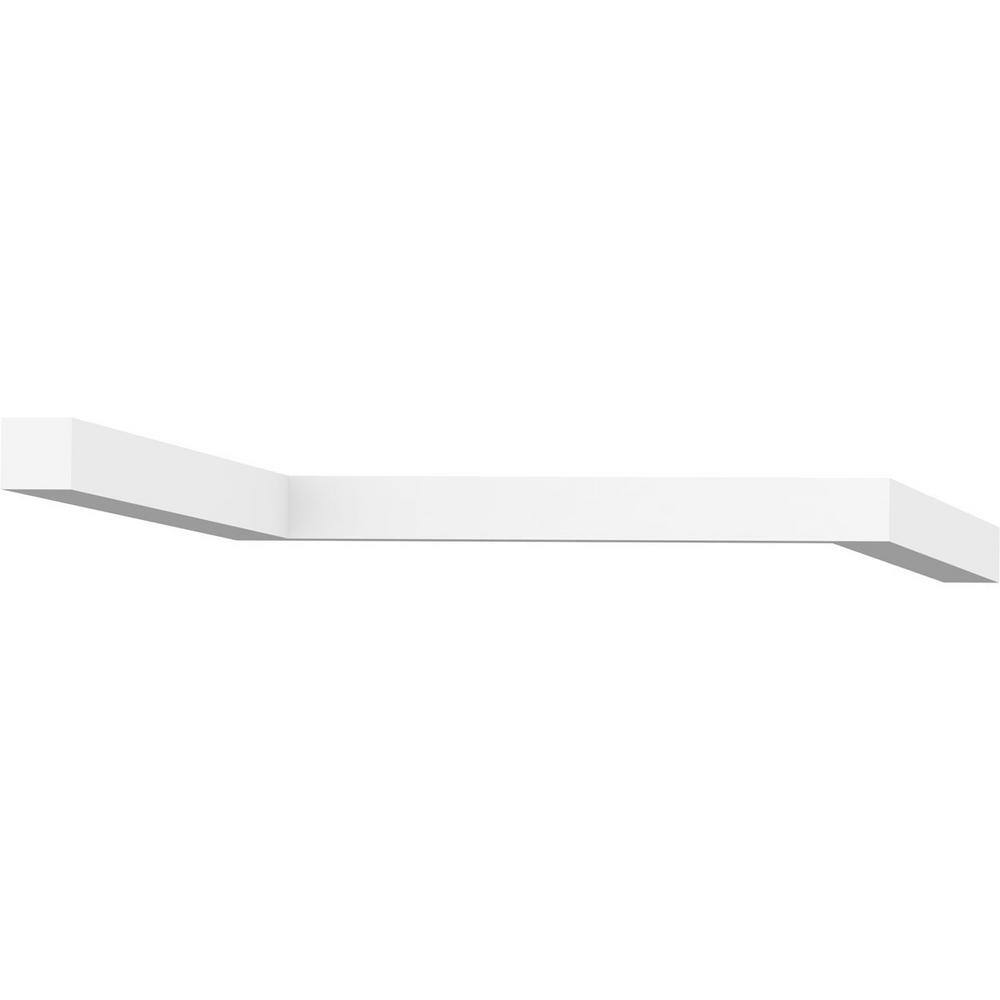 Ekena Millwork 1-1/4 in. x 1-1/4 in. x 96 in. Square Moulding, PVC (12-Pack)
