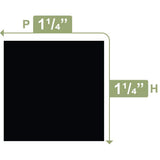 Ekena Millwork 1-1/4 in. x 1-1/4 in. x 96 in. Square Moulding, PVC (12-Pack)