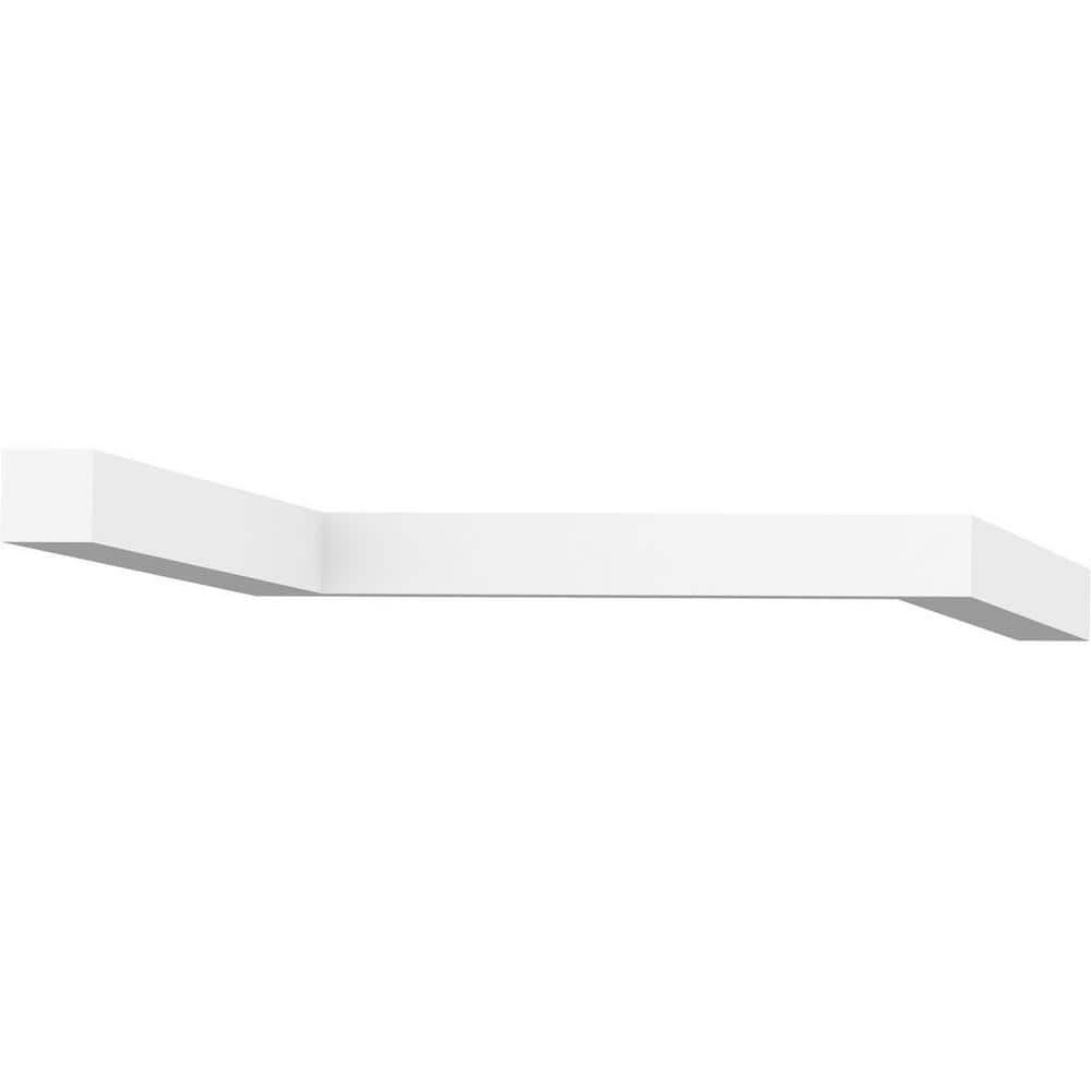 Ekena Millwork 1-1/2 in. x 1-1/2 in. x 96 in. Square Moulding, PVC (2-Pack)