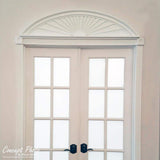 Ekena Millwork 43-7/8 in. x 2-3/8 in. x 14-1/8 in. Combination Peaked Cap Pediment