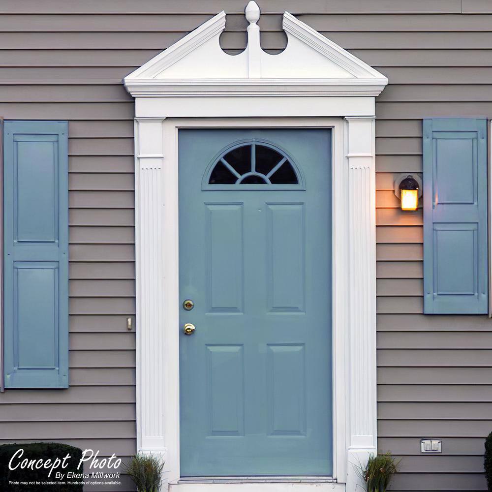 Ekena Millwork 72 in. x 2 in. x 14 in. Elliptical Sunburst Pediment