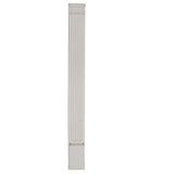Ekena Millwork 7 in. x 2-1/4 in. x 90 in. Primed Polyurethane Fluted Pilaster Moulding