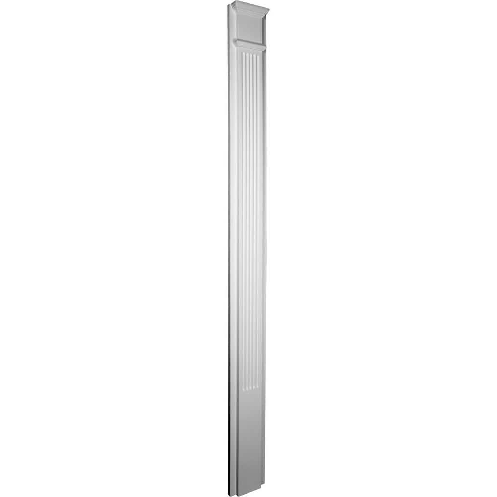 Ekena Millwork 2-1/2 in. x 7-7/8 in. x 90-1/2 in. Polyurethane Fluted Pilaster