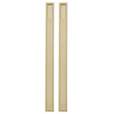 Ekena Millwork 8 in. x 2-3/4 in. x 108 in. Primed Polyurethane Fluted Pilaster Moulding