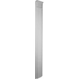 Ekena Millwork 2-1/2 in. x 10 in. x 90-1/2 in. Polyurethane Fluted Pilaster
