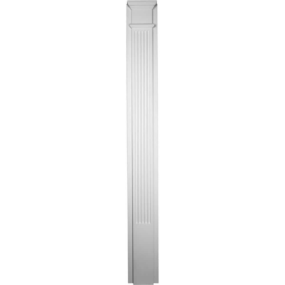 Ekena Millwork 2-1/2 in. x 10 in. x 90-1/2 in. Polyurethane Fluted Pilaster