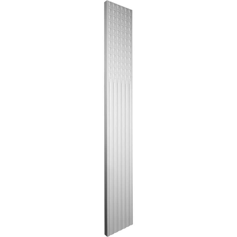 Ekena Millwork Benson 1-7/8 in. x 13-3/4 in. x 94-1/2 in. Polyurethane Fluted Pilaster