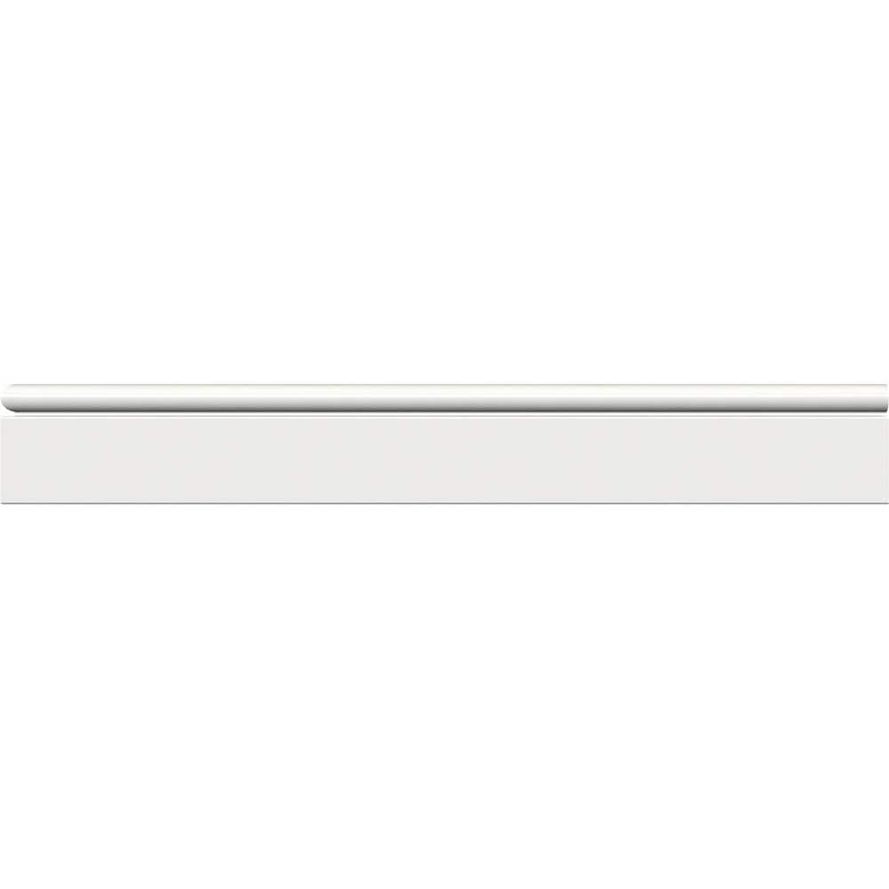 Ekena Millwork 1-5/8 in. x 5/8 in. x 96 in. Brick Mould, PVC (12-Pack)