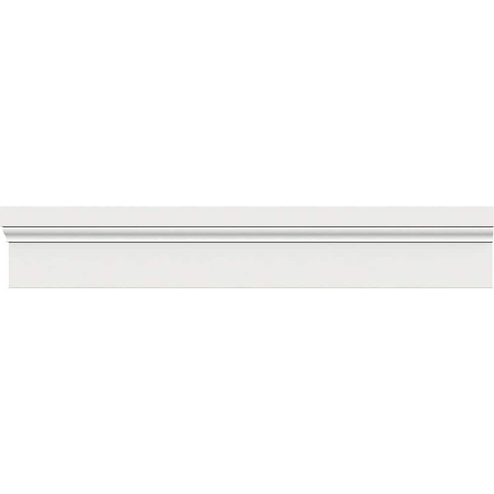 Ekena Millwork 2 in. x 1-1/4 in. x 96 in. Brick Mould, PVC (6-Pack)