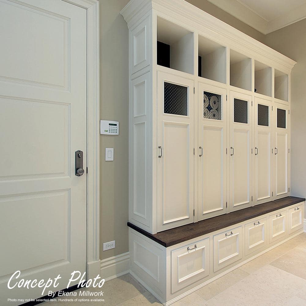 Ekena Millwork 2-1/4 in. x 3/4 in. x 96 in. Casing Moulding, PVC