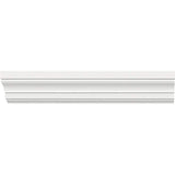 Ekena Millwork 2-1/4 in. x 3/4 in. x 96 in. Casing Moulding, PVC