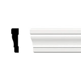 Ekena Millwork 2-1/4 in. x 3/4 in. x 96 in. Colonial Casing Moulding, PVC (8-Pack)