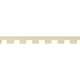 Ekena Millwork Dentil Block 0.5 in. D x 0.5 in. W x 96 in. L Polyurethane Crown Moulding