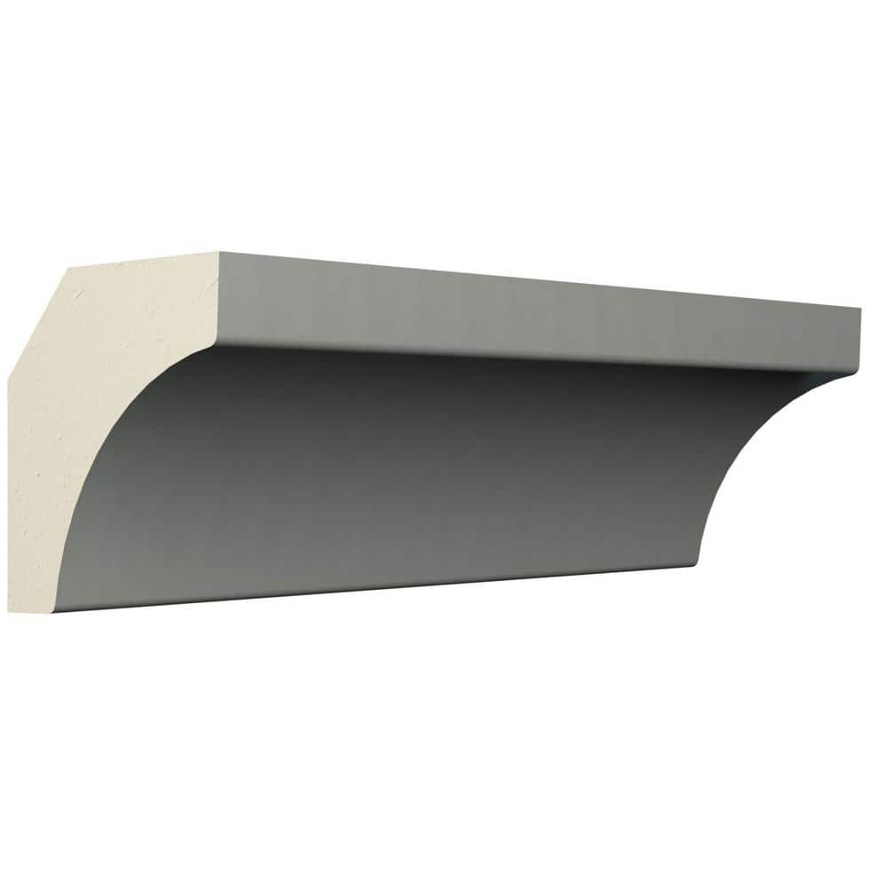 Ekena Millwork Finley 0.625 in. D x 1 in. W x 96 in. L Polyurethane Crown Moulding