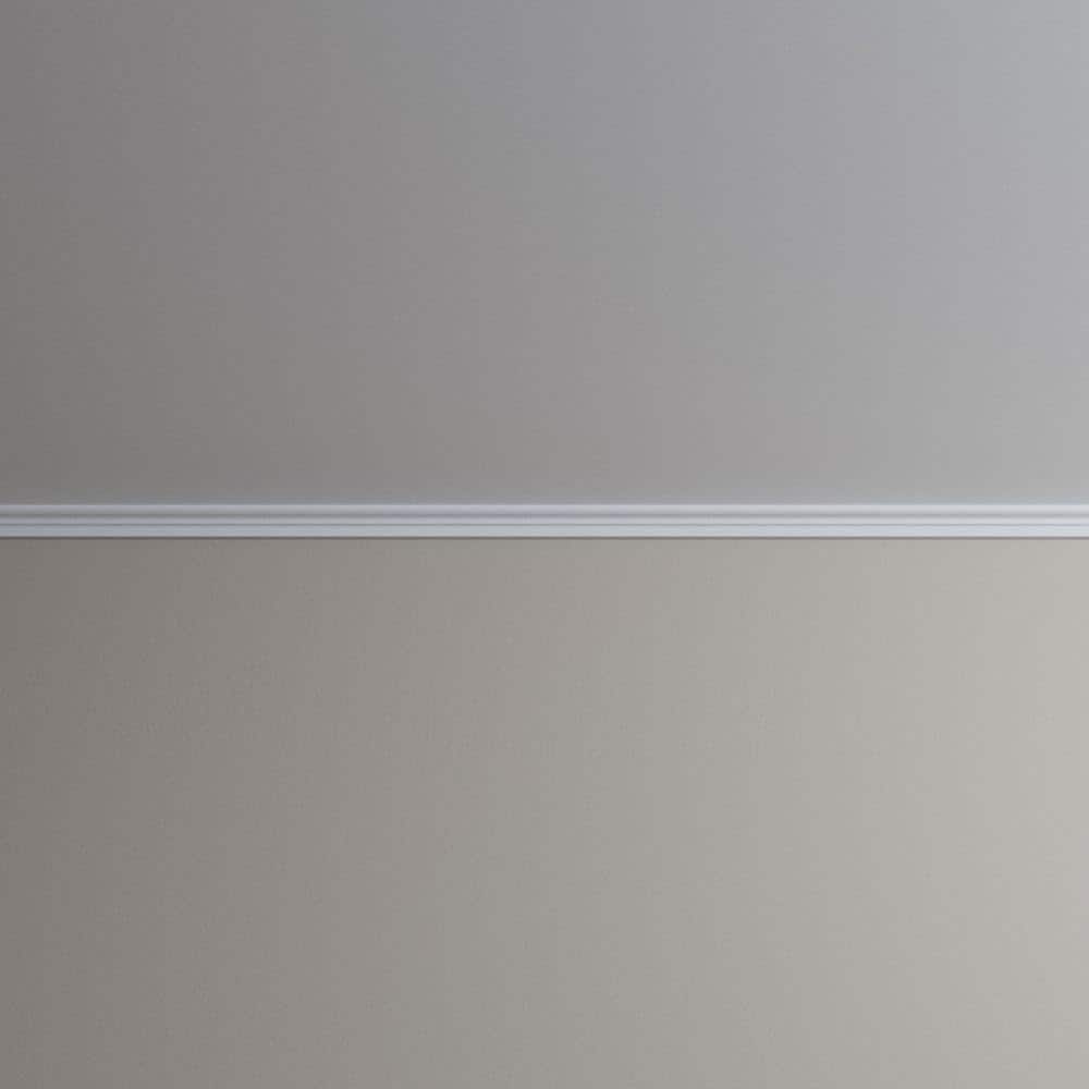 Ekena Millwork Marcus 0.75 in. D x 1.25 in. W x 96 in. L Polyurethane Crown Moulding