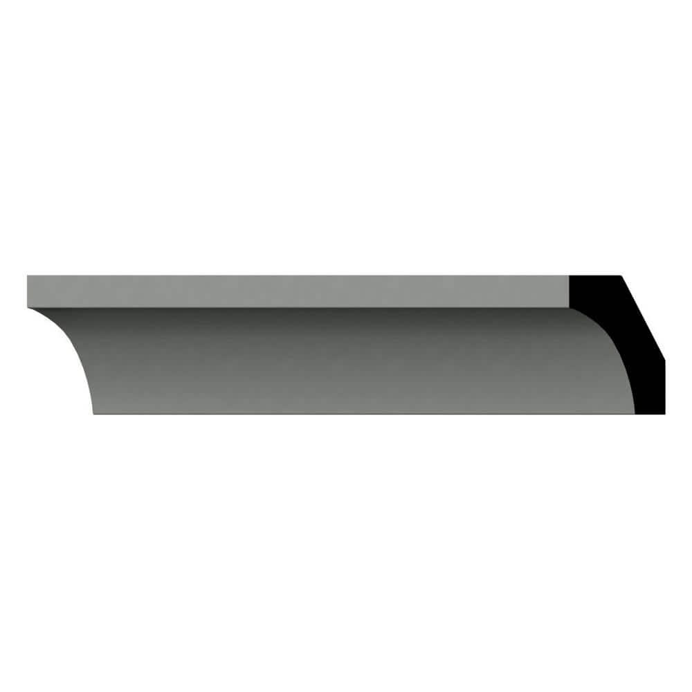 Ekena Millwork Ryan 1.625 in. D x 2 in. W x 94.5 in. L Polyurethane Crown Moulding