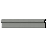 Ekena Millwork Bailey 4 in. D x 4 in. W x 96 in. L Polyurethane Crown Moulding
