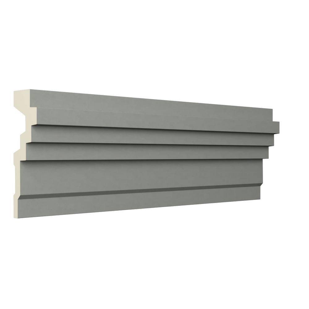Ekena Millwork Joseph 4.375 in. D x 4.375 in. W x 96 in. L Polyurethane Crown Moulding