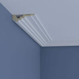 Ekena Millwork Joseph 4.375 in. D x 4.375 in. W x 96 in. L Polyurethane Crown Moulding