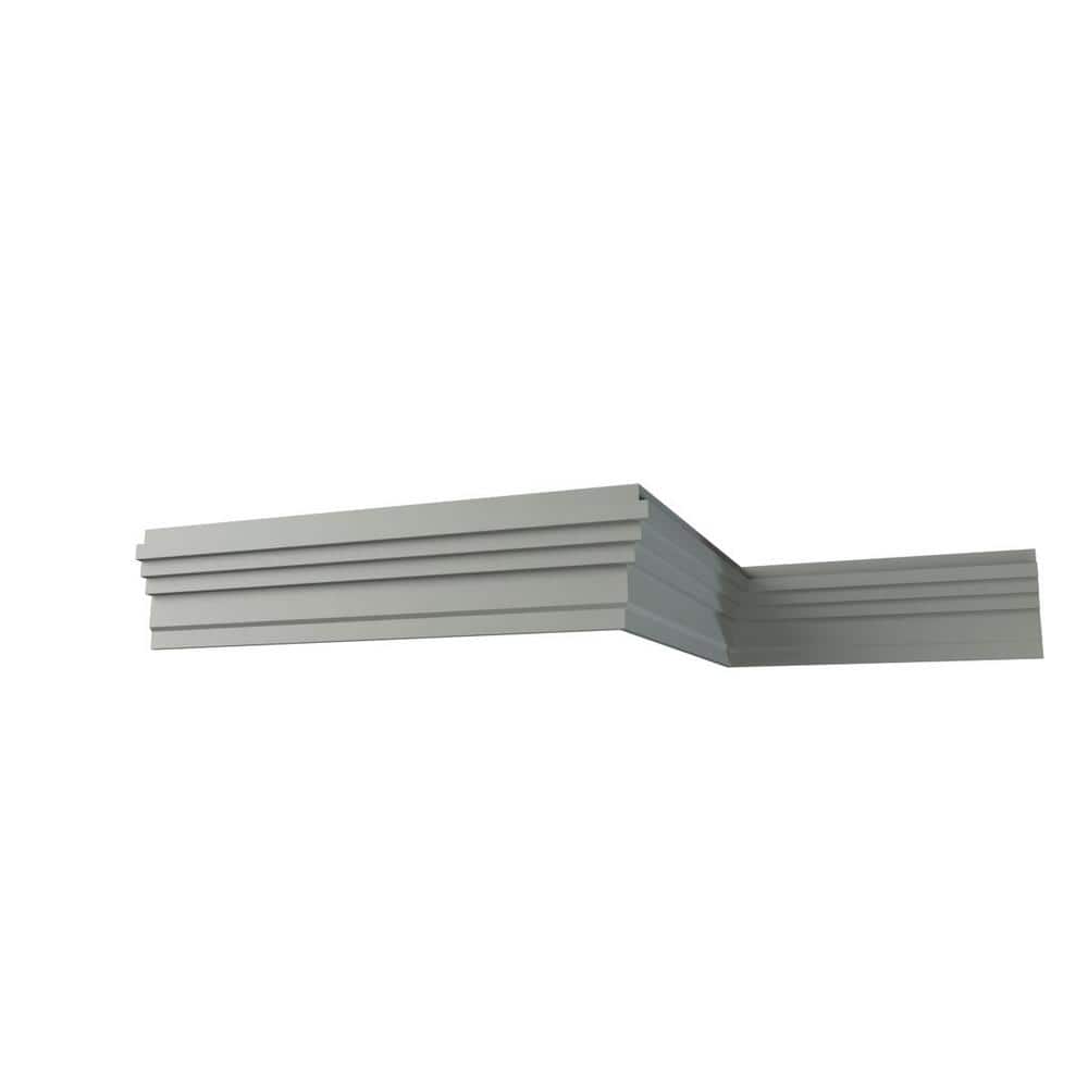 Ekena Millwork Joseph 4.375 in. D x 4.375 in. W x 96 in. L Polyurethane Crown Moulding