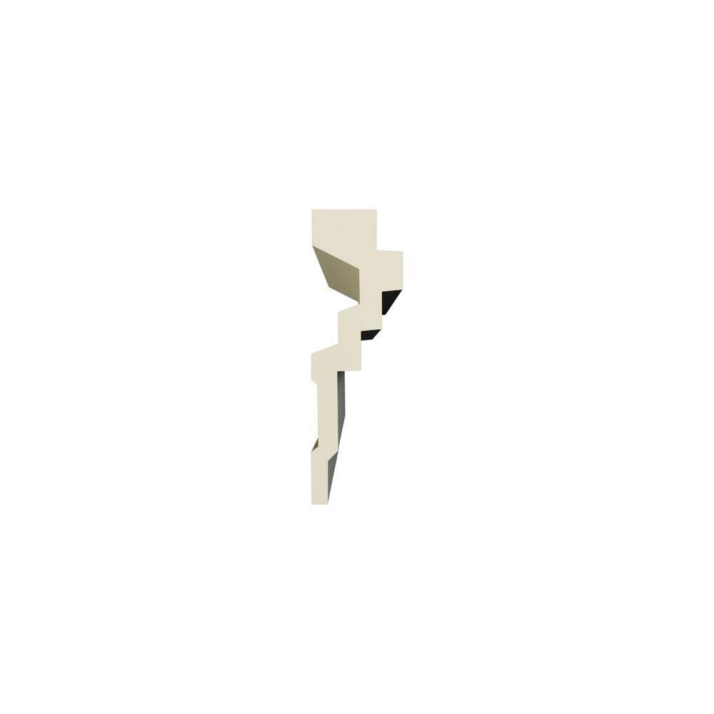 Ekena Millwork Joseph 4.375 in. D x 4.375 in. W x 96 in. L Polyurethane Crown Moulding