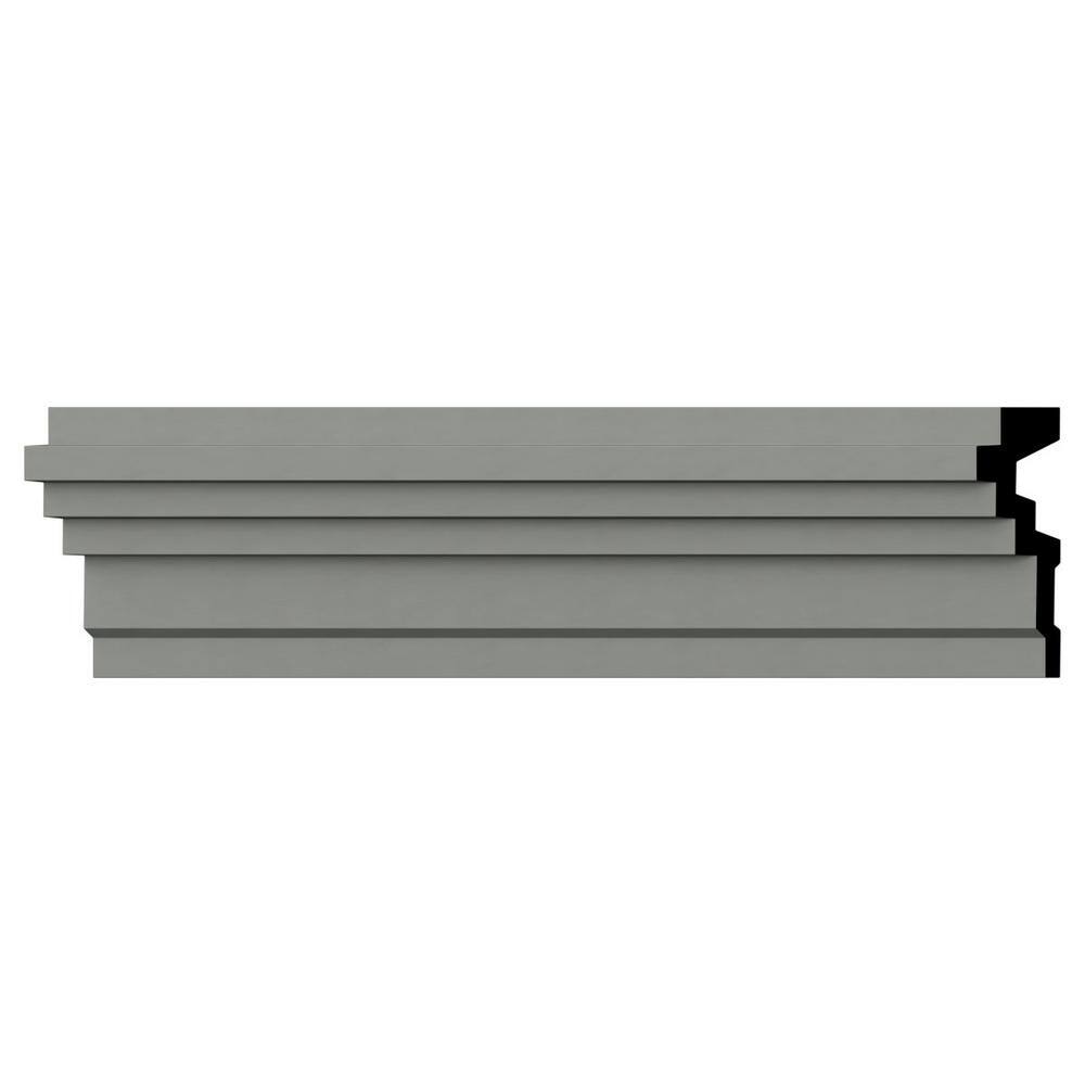 Ekena Millwork Joseph 4.375 in. D x 4.375 in. W x 96 in. L Polyurethane Crown Moulding