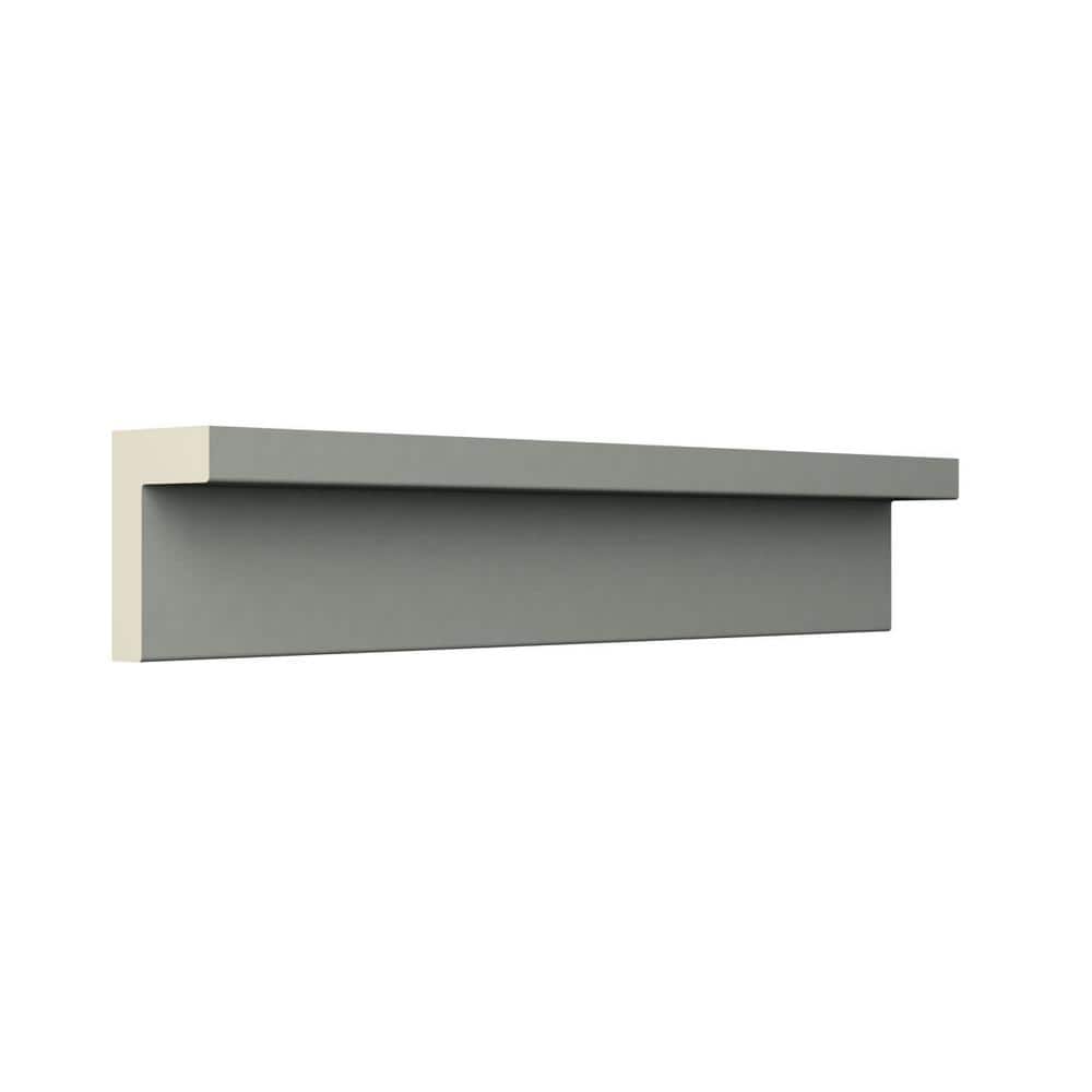 Ekena Millwork Sasha 1.125 in. D x 2 in. W x 94.5 in. L Polyurethane Crown Moulding