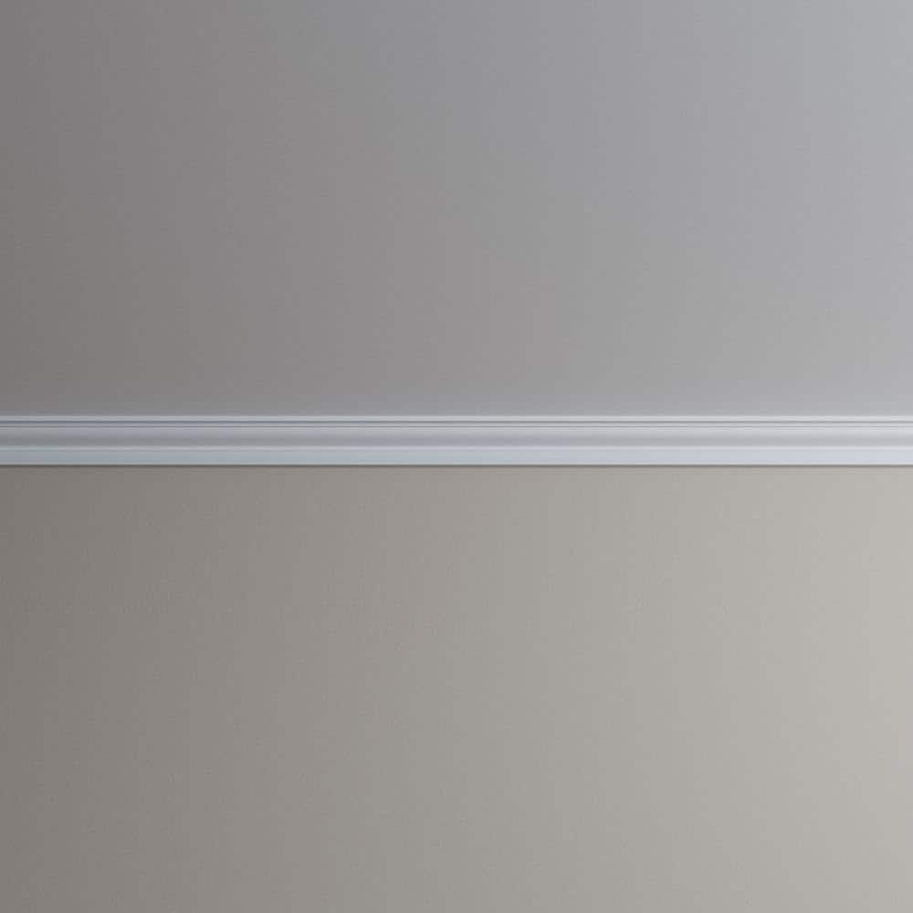 Ekena Millwork Sage 1.125 in. D x 2 in. W x 96 in. L Polyurethane Crown Moulding