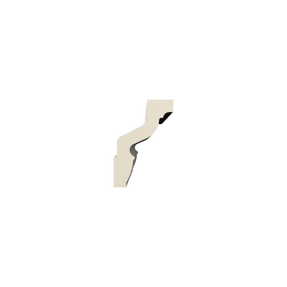 Ekena Millwork Sage 1.125 in. D x 2 in. W x 96 in. L Polyurethane Crown Moulding