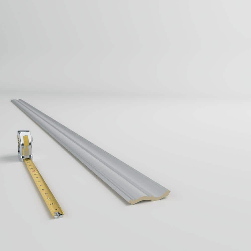 Ekena Millwork Isabel 2.375 in. D x 3.375 in. W x 96 in. L Polyurethane Crown Moulding