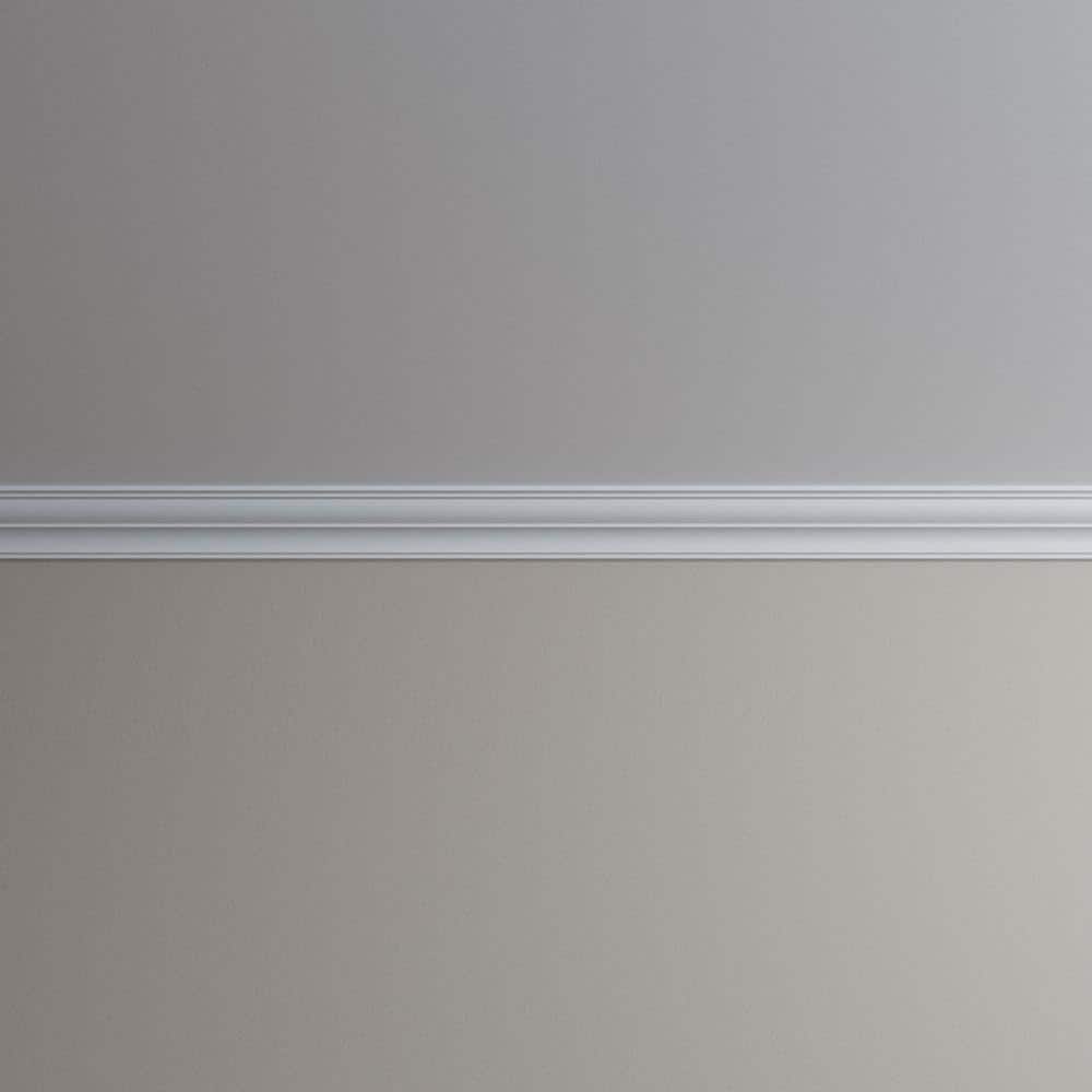 Ekena Millwork Isabel 2.375 in. D x 3.375 in. W x 96 in. L Polyurethane Crown Moulding