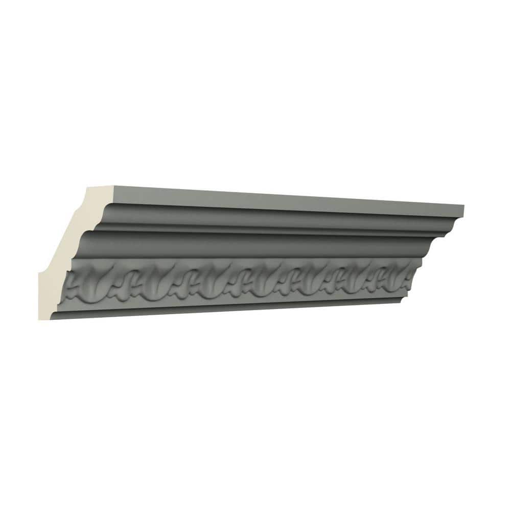 Ekena Millwork Laredo 2 in. D x 2.875 in. W x 96 in. L Polyurethane Crown Moulding