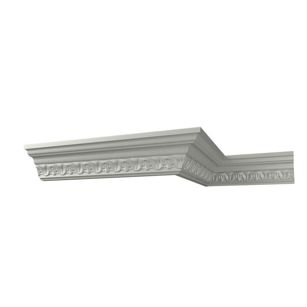 Ekena Millwork Laredo 2 in. D x 2.875 in. W x 96 in. L Polyurethane Crown Moulding