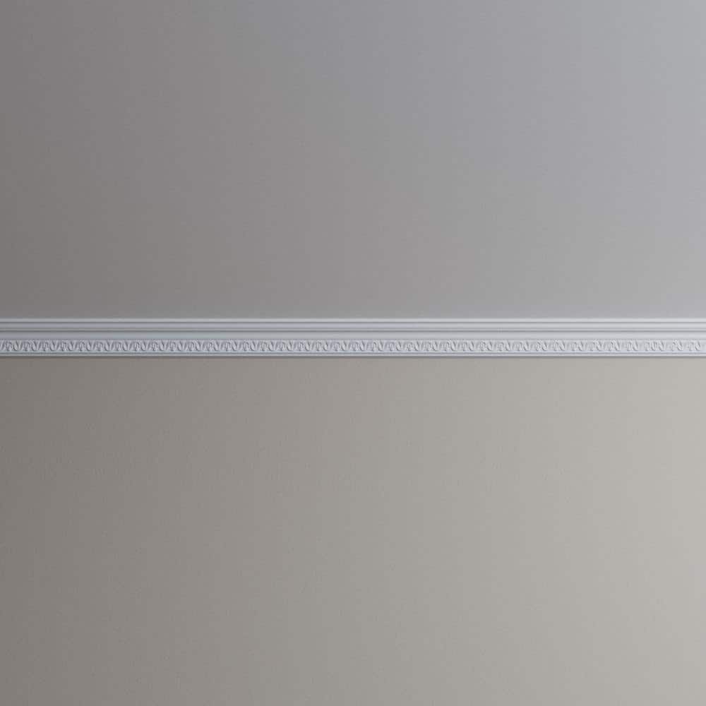 Ekena Millwork Laredo 2 in. D x 2.875 in. W x 96 in. L Polyurethane Crown Moulding