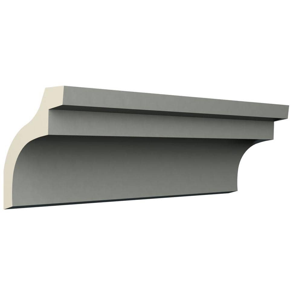 Ekena Millwork Lily 1.75 in. D x 2.75 in. W x 94.5 in. L Polyurethane Crown Moulding