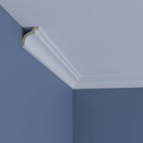 Ekena Millwork Lily 1.75 in. D x 2.75 in. W x 94.5 in. L Polyurethane Crown Moulding