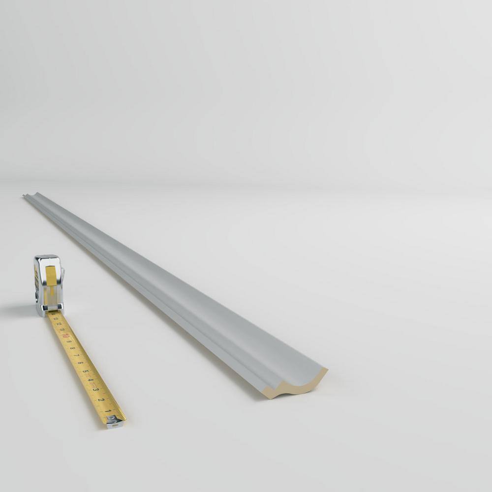 Ekena Millwork Lily 1.75 in. D x 2.75 in. W x 94.5 in. L Polyurethane Crown Moulding
