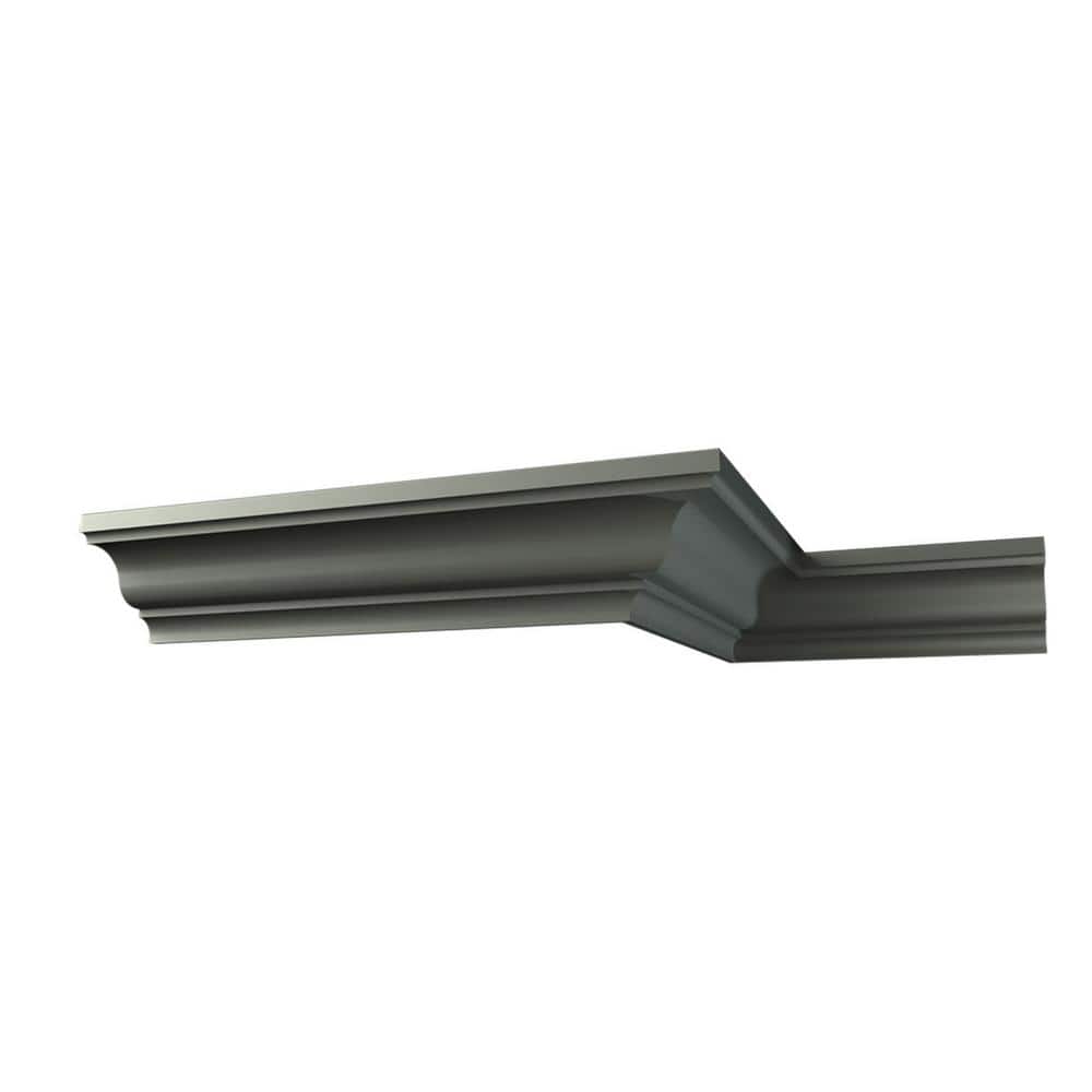 Ekena Millwork Margot 2.375 in. D x 3.375 in. W x 96 in. L Polyurethane Crown Moulding