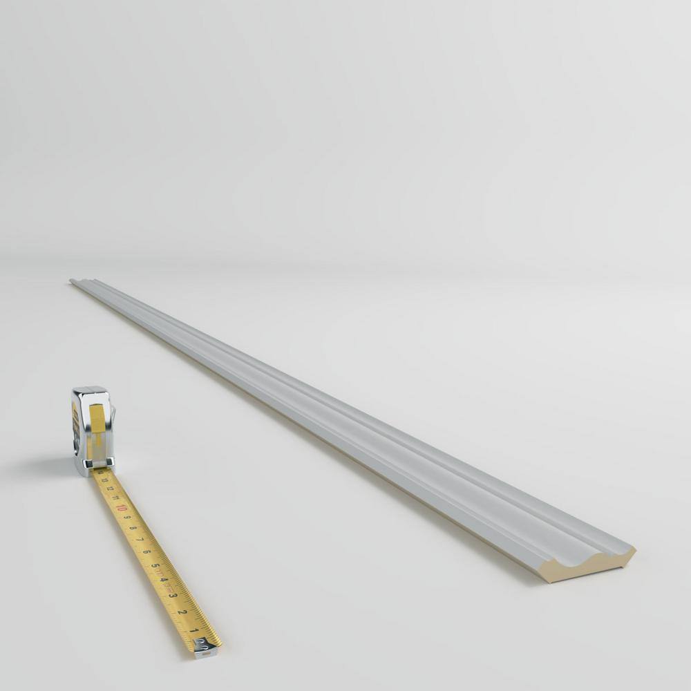 Ekena Millwork Margot 2.375 in. D x 3.375 in. W x 96 in. L Polyurethane Crown Moulding