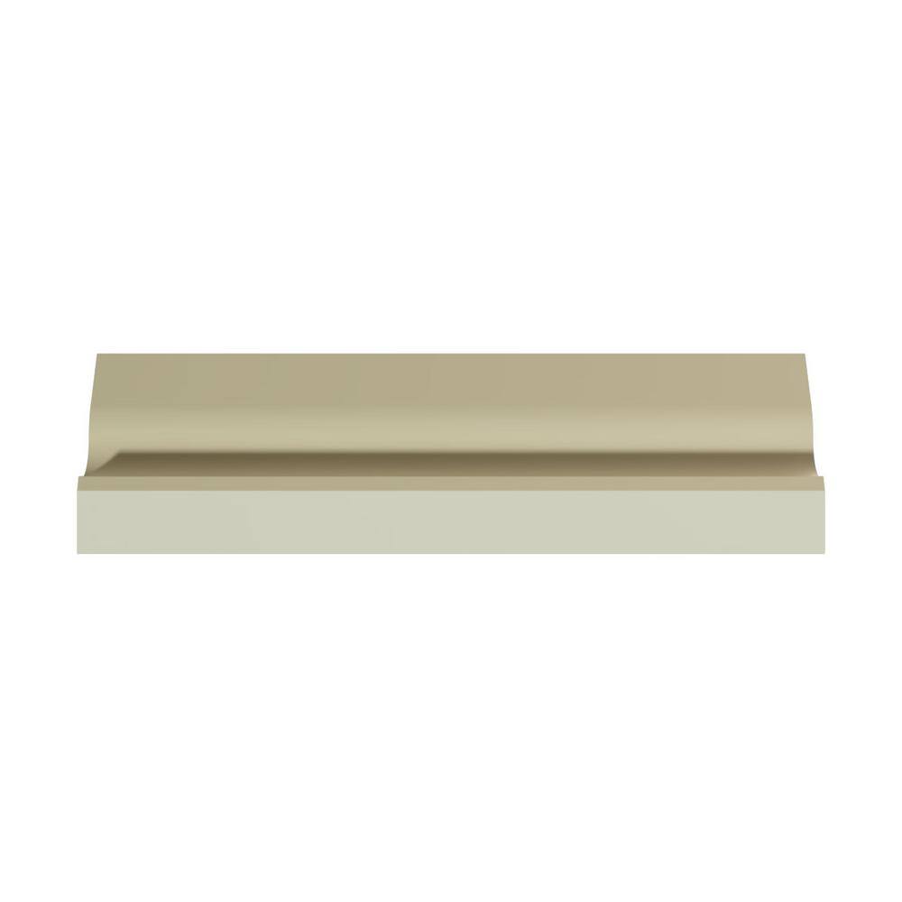 Ekena Millwork Nora 1.625 in. D x 2.875 in. W x 96 in. L Polyurethane Crown Moulding