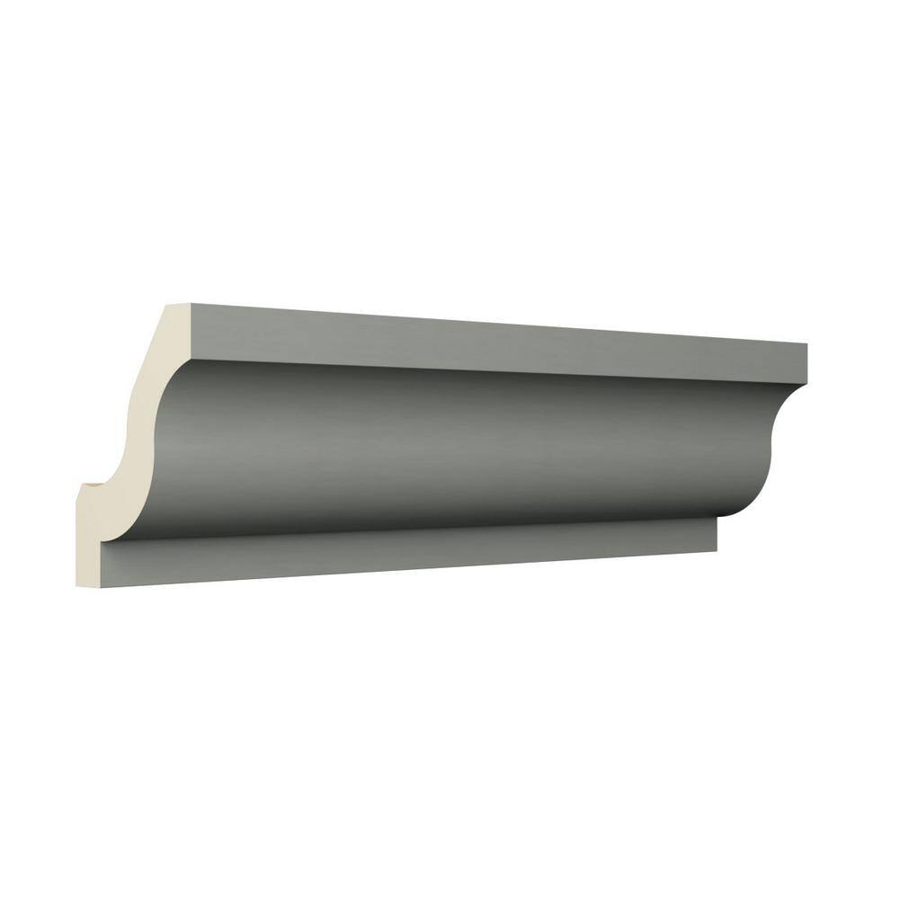 Ekena Millwork Nora 1.625 in. D x 2.875 in. W x 96 in. L Polyurethane Crown Moulding