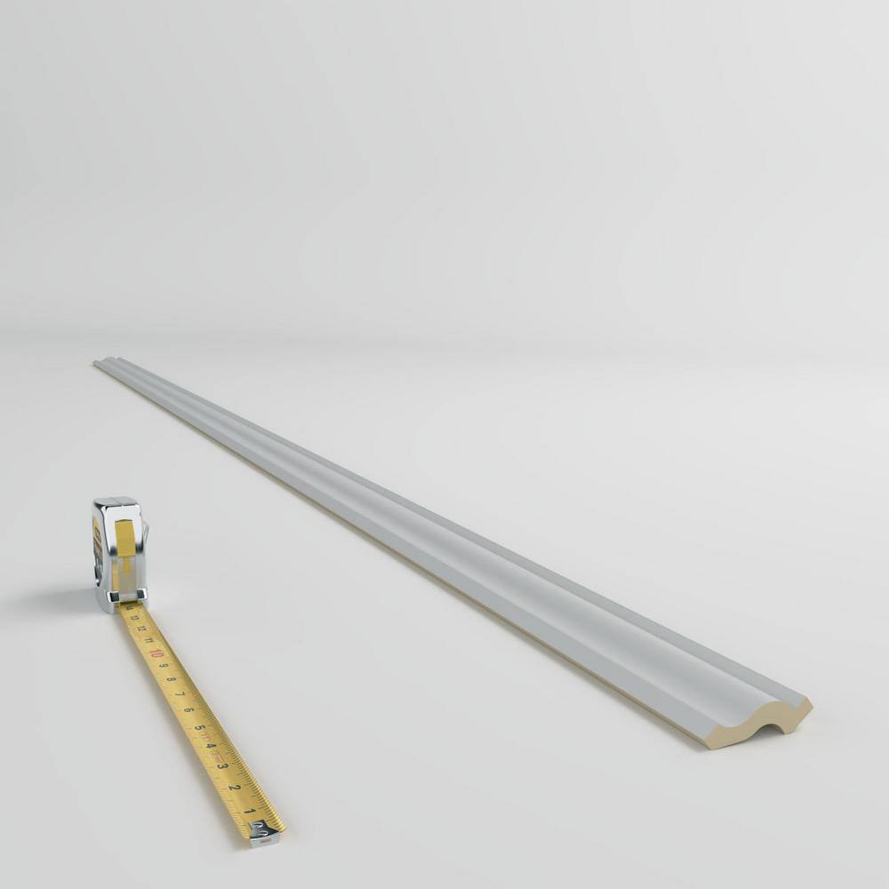 Ekena Millwork Nora 1.625 in. D x 2.875 in. W x 96 in. L Polyurethane Crown Moulding