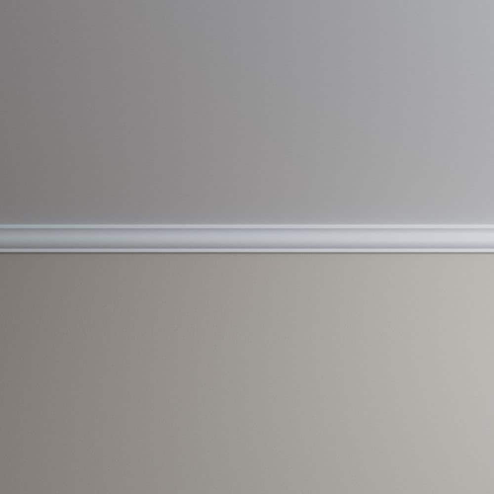 Ekena Millwork Nora 1.625 in. D x 2.875 in. W x 96 in. L Polyurethane Crown Moulding